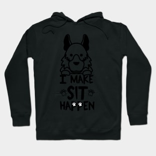 I Make Sit Happen German Shepherd - Dog Love Black Hoodie